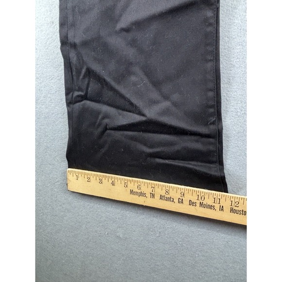 Women's Banana Republic Sloan Flare Pants Chinos Black New $98 34" Ins - Picture 7 of 8